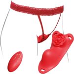 Wearable Panty Vibrator with Remote,  Clitoral Stimulator Adult Sex Toys & Games for Female or Couples, Remote Control Butterfly Vibrators Pleasure Women