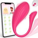 Bullet Vibrator Adult Sex Toys, Wearable Panty Vagina Stimulator Mini Egg Vibrator with  Remote Control Vibrating Ball G Spot Clitoral Anal Toys for Couple (Pink)