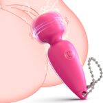 Sex Toy Mini Vibrator Wand, Adult Sex Toys for Women Bullet Vibrator Clitoris Stimulation 10 Patterns Rechargeable Quiet Waterproof Vibrators, Women Adult Sex Toys & Games  (Pink)
