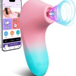 Sucking Vibrator Sex Toys for Women –  Remote Control Clitoral Vibrator Wand with 10 Suction, Clitoris Nipple Sucker Mini Vibrator  Adult Sex Toys & Games for Women Couples Oral Sex Pleasure