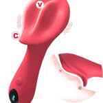 Vibrator Wand Women Sex Toys – 3 In 1 Clitoris Vagina Labia Vibrator, LCD Clitoral Stimulator 9 Vibration, Vibrating Nipple Bullet Female Adult Sex Toy,  Sexual Stimulation for Women Pleasure