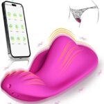 Wearable Vibrator with Remote Couples Sex Toys, Mini Panty Vibrators with 9 Strong Vibrations &  Control Long Distance Novelties, Female Sex Toys Sexual Pleasure Tools for Women Couple Kinky